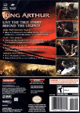 King Arthur box cover back
